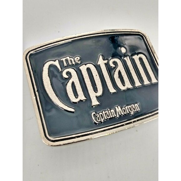 Vintage Captain Morgans Belt Buckle "The Captain"  3" x 2 3/8" & Playing Cards - Picture 4 of 11